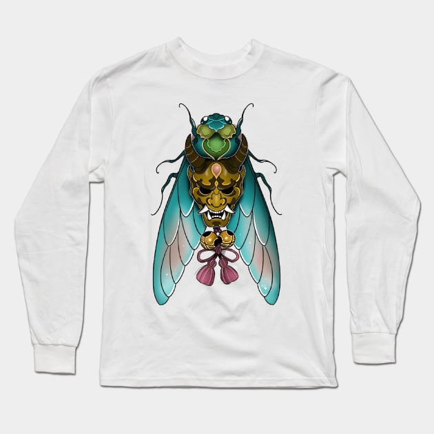 scarab Long Sleeve T-Shirt by Ninja banana